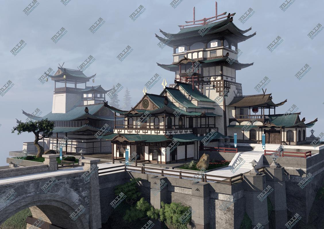 images/goods_img/202105072/Asian House 3D model/1.jpg